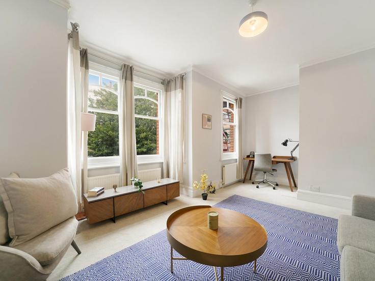 London Borough of Brent, London에 위치한 Building Glengall Road - passthekeyss - 1298270 - LON 아파트의 세련된 인테리어가 돋보이는 거실