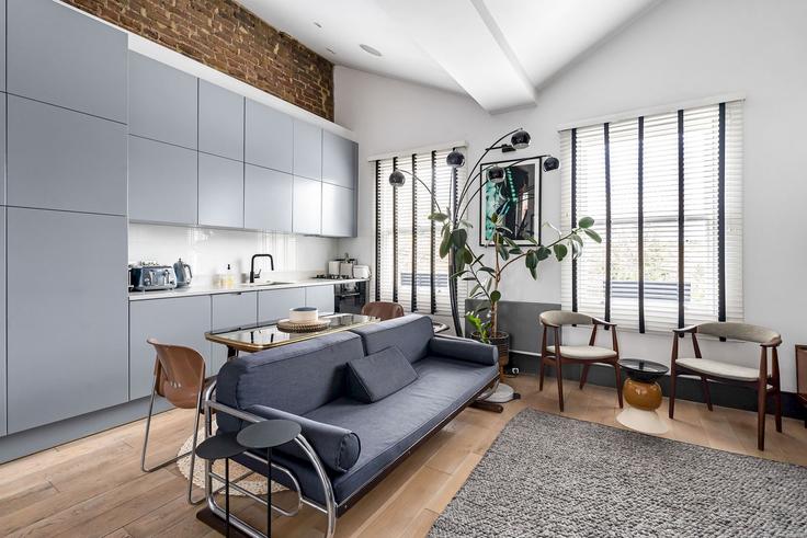 Elegant gestaltetes Wohnzimmer mit moderner Einrichtung in einer Wohnung im Building Ashmore Road - passthekeyss - 1514579 in City of Westminster, London Elegant gestaltetes Wohnzimmer mit moderner Einrichtung in einer Wohnung im Building Ashmore Road - passthekeyss - 1514579 in City of Westminster, London