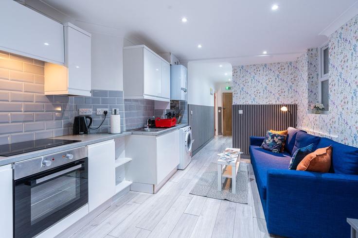 London Borough of Hammersmith and Fulham, London에 위치한 Building North End Road - plotseeker - 1494945 유닛의 세련된 인테리어가 돋보이는 거실