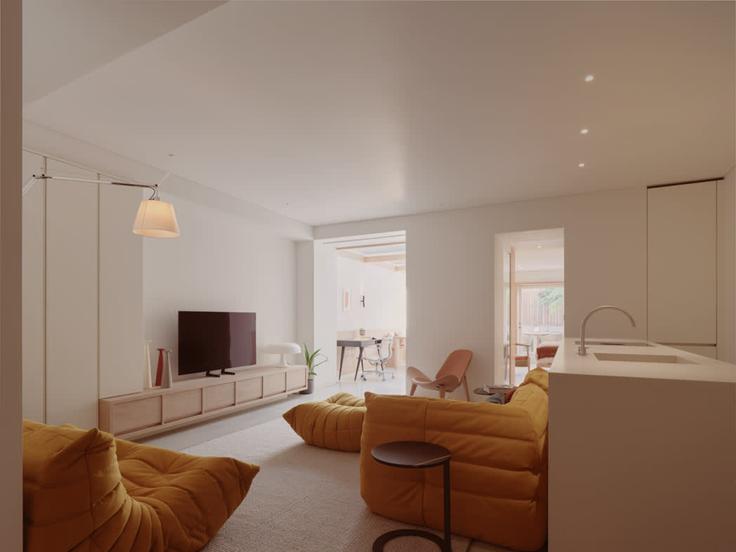 Royal Borough of Kensington and Chelsea, London에 위치한 Building Colville Terrace - prime-sa - 1336245 유닛의 세련된 인테리어가 돋보이는 거실