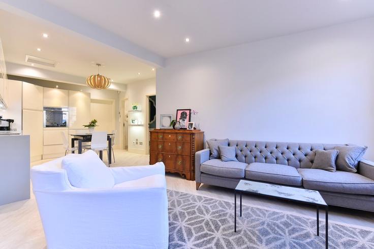 City of Westminster, London에 위치한 Building Ponsonby Place - primecityrentals - 1533826 유닛의 세련된 인테리어가 돋보이는 거실