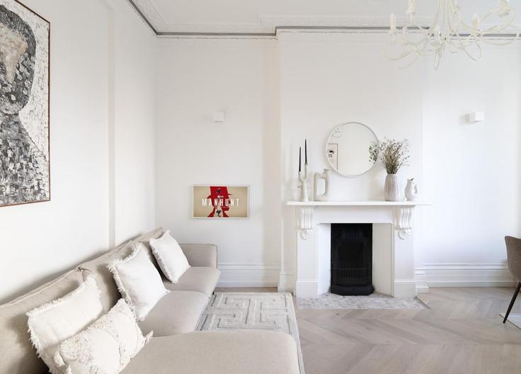 Salle de séjour élégante avec mobilier moderne dans un appartement à Building Tavistock Road - private-house-group - 1511348 à City of Westminster, London Salle de séjour élégante avec mobilier moderne dans un appartement à Building Tavistock Road - private-house-group - 1511348 à City of Westminster, London