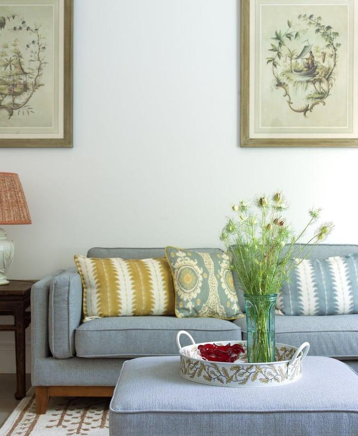 Elegante sala de estar con mobiliario moderno en un apartamento en Building Pembridge Square - private-house-group - 1511355 en City of Westminster, London