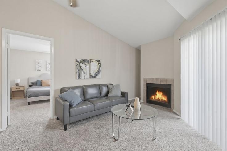 Elegantly designed living room with modern furnishings in an apartment at Building Sugar Creek Circle - properties-by-preston-1 - 1612635 in Nashville, Nashville Elegantly designed living room with modern furnishings in an apartment at Building Sugar Creek Circle - properties-by-preston-1 - 1612635 in Nashville, Nashville