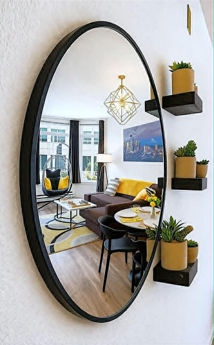 Elegant gestaltetes Wohnzimmer mit moderner Einrichtung in einer Wohnung im Building 1st Avenue - rexpertz-com - 1313860 - SEA in Seattle, Seattle