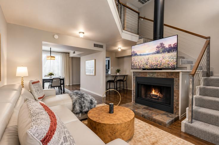 Dallas, Dallas에 위치한 Building Gaston Avenue - ritzy-room-1 - 1571798 유닛의 세련된 인테리어가 돋보이는 거실