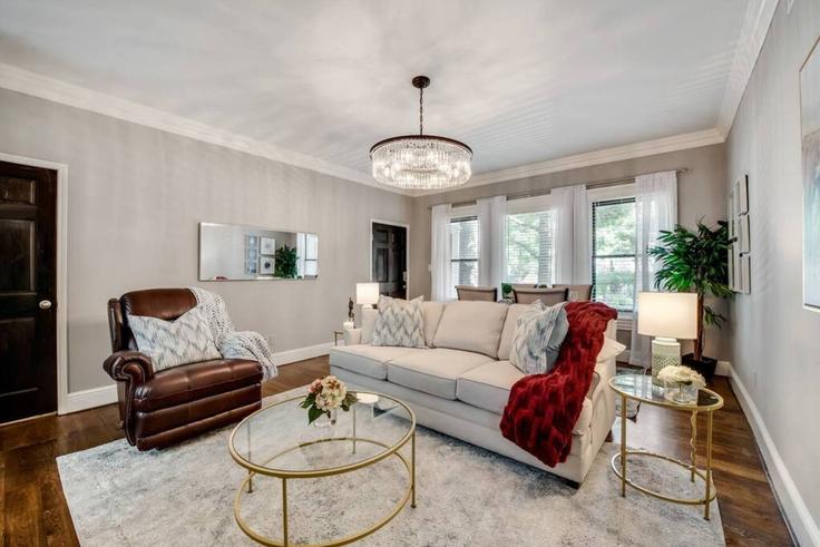 Dallas, Dallas에 위치한 Building Swiss Avenue - ritzy-room-1 - 1571780 유닛의 세련된 인테리어가 돋보이는 거실