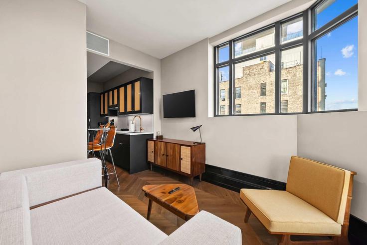 1 möblierte Einzimmerwohnung in Freeman Alley 1297796P , Manhattan, New York, Foto 1