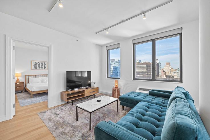 2 apartamento de un dormitorio amueblado en West 54th Street 1031952P , Manhattan, New York, foto 1 2 apartamento de un dormitorio amueblado en West 54th Street 1031952P , Manhattan, New York, foto 1