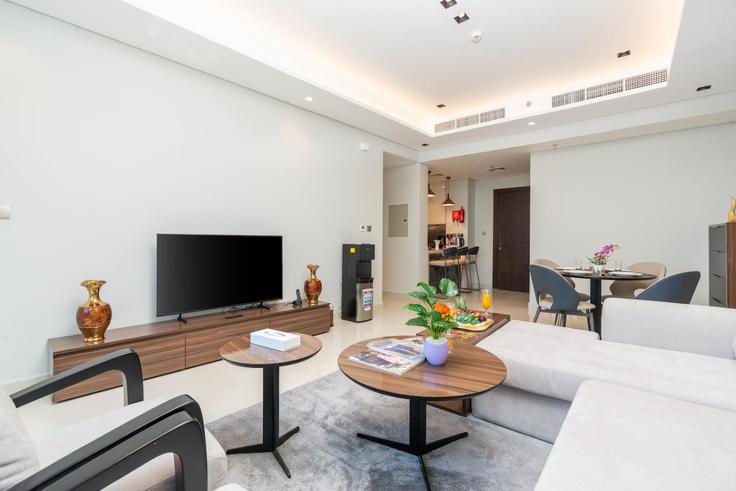 DubaiBusiness Bay의 Luxurious 2BR City View King size Bed(1231550P)에 위치한 2베드룸 풀퍼니시드 아파트 - 사진1 DubaiBusiness Bay의 Luxurious 2BR City View King size Bed(1231550P)에 위치한 2베드룸 풀퍼니시드 아파트 - 사진1