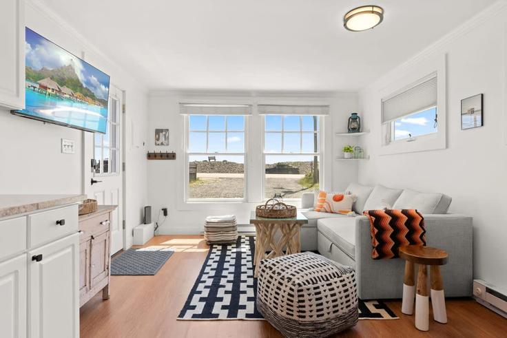 Rye, Rye에 위치한 Building New Hampshire 1A - seacoast-2-summit-vacation-rentals - 1333602 아파트의 세련된 인테리어가 돋보이는 거실