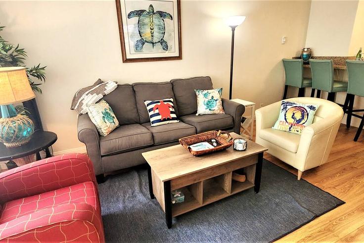 Salle de séjour élégante avec mobilier moderne dans un appartement à Building Ximeno Avenue - shorestayhideaways - 1025032 - LAX à Long Beach, Long Beach Salle de séjour élégante avec mobilier moderne dans un appartement à Building Ximeno Avenue - shorestayhideaways - 1025032 - LAX à Long Beach, Long Beach
