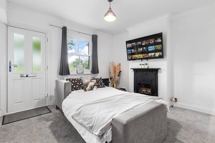 Salle de séjour élégante avec mobilier moderne dans un appartement à Building Watford Field Road - signature-stays - 1470233 à Watford District, Watford