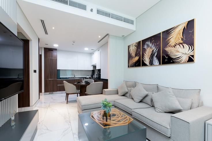 Studio meublé à Marasi Drive 1261517P, Business Bay, Dubai, photo 1 Studio meublé à Marasi Drive 1261517P, Business Bay, Dubai, photo 1