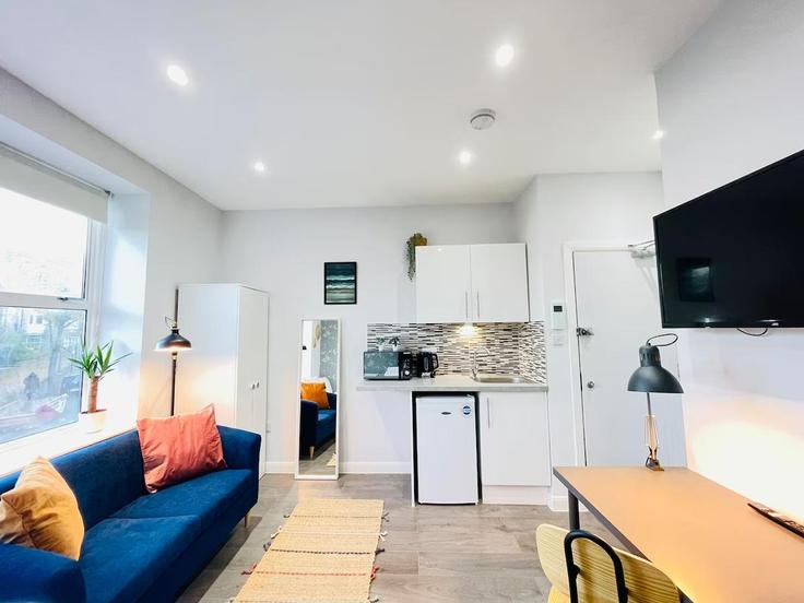 London Borough of Hackney, London에 위치한 Building Hawkwood Mount - sleepy-lodge - 1315673 - LON 아파트의 세련된 인테리어가 돋보이는 거실