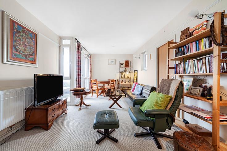London London Borough of SouthwarkのBuilding Date Street - smart-host-group-ted - 1513396のアパートメントにある、モダンな家具を備えたエレガントなデザインのリビングルーム