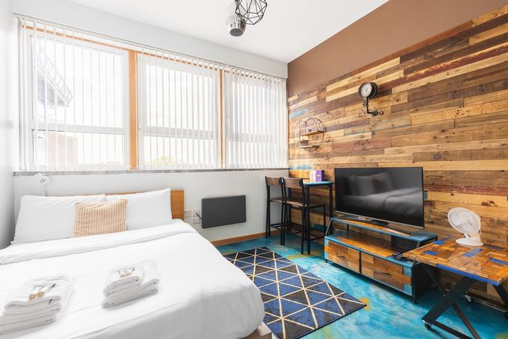 London Royal Borough of Greenwich에 위치한 Bathway 1513344P의 1침실 가구 완비 유닛, 사진 1