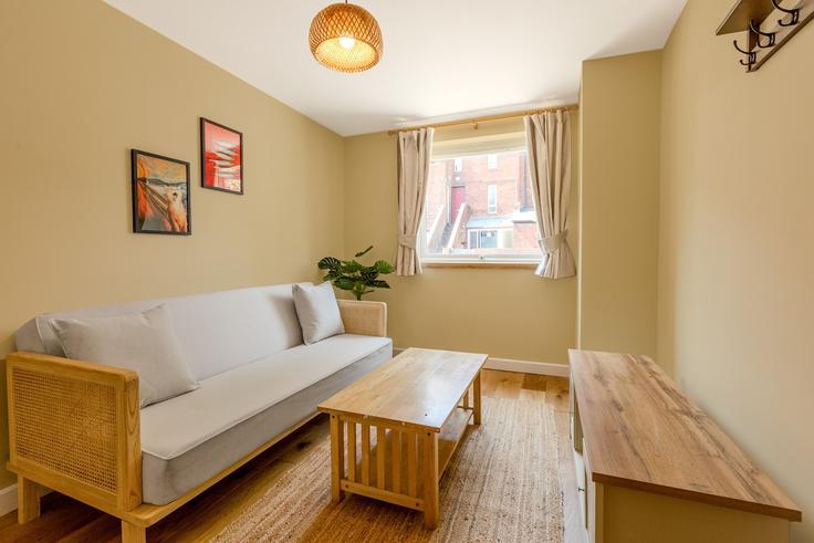 London London Borough of LambethのBuilding Bedford Road - smart-host-group-ted - 1513694のアパートメントにある、モダンな家具を備えたエレガントなデザインのリビングルーム