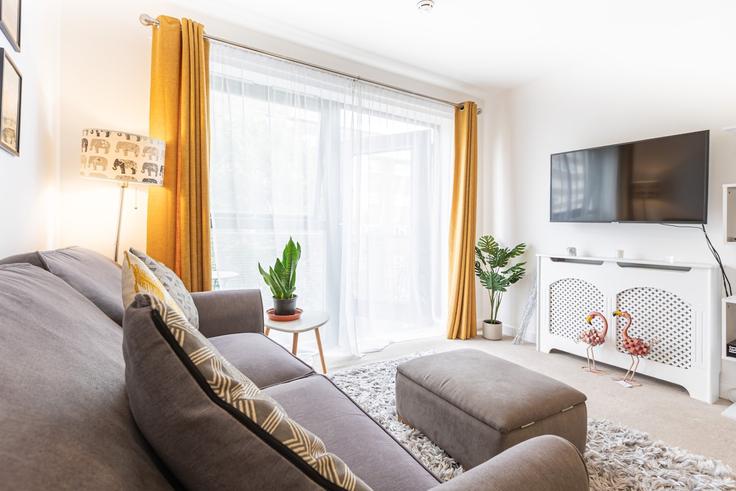 London Borough of Lambeth, London에 위치한 Building Binfield Road - smart-host-group-ted - 1513570 유닛의 세련된 인테리어가 돋보이는 거실