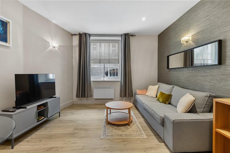 Elegant gestaltetes Wohnzimmer mit moderner Einrichtung in einer Wohnung im Building Balcombe Street - smart-host-group-ted - 1542240 in City of Westminster, London Elegant gestaltetes Wohnzimmer mit moderner Einrichtung in einer Wohnung im Building Balcombe Street - smart-host-group-ted - 1542240 in City of Westminster, London