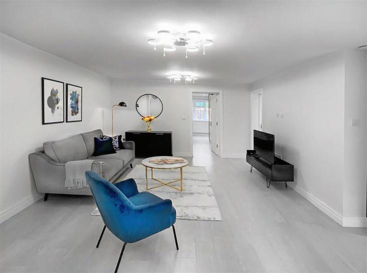 Salle de séjour élégante avec mobilier moderne dans un appartement à Building Harmans Water Road - smarter-rent-ltd - 1351505 à Bracknell Forest, Bracknell Salle de séjour élégante avec mobilier moderne dans un appartement à Building Harmans Water Road - smarter-rent-ltd - 1351505 à Bracknell Forest, Bracknell