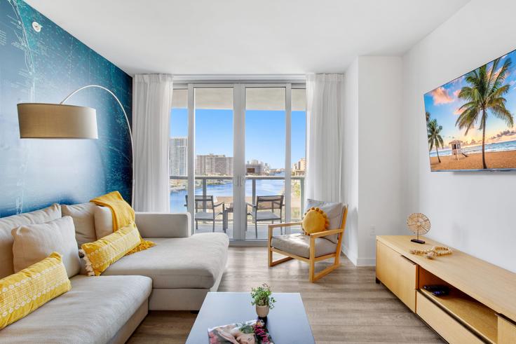 1 chambre appartement meublé à East Hallandale Beach Boulevard 1227430P , Hallandale Beach, Hallandale Beach, photo 1