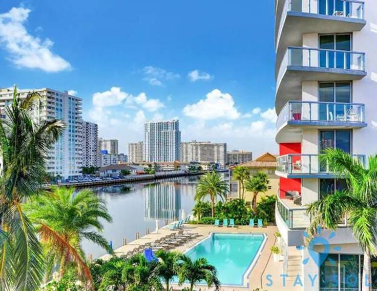 1 chambre appartement meublé à East Hallandale Beach Boulevard 1227320P , Hallandale Beach, Hallandale Beach, photo 32