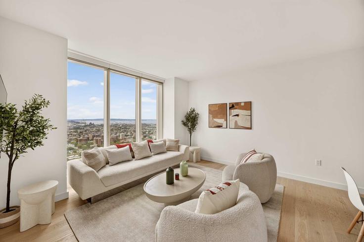 Building Fulton Street - stayhausguesty - 1610977 adresindeki bir dairede modern mobilyalarla zarif bir şekilde tasarlanmış oturma odası Brooklyn, New York Building Fulton Street - stayhausguesty - 1610977 adresindeki bir dairede modern mobilyalarla zarif bir şekilde tasarlanmış oturma odası Brooklyn, New York
