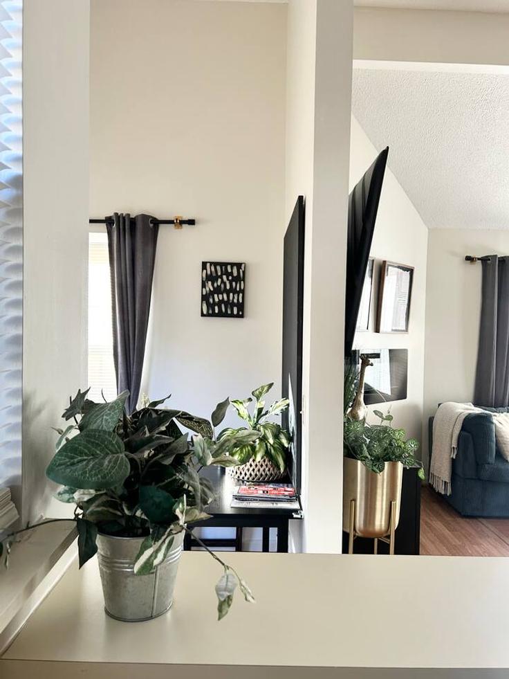 Building 113 Bridle Trace Lane - stayhuntsville - 1649173 adresindeki bir dairede modern mobilyalarla zarif bir şekilde tasarlanmış oturma odası Madison, Madison