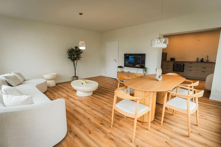 Celle, Celle에 위치한 Building Hostmannstraße - staylight - 1404533 유닛의 세련된 인테리어가 돋보이는 거실