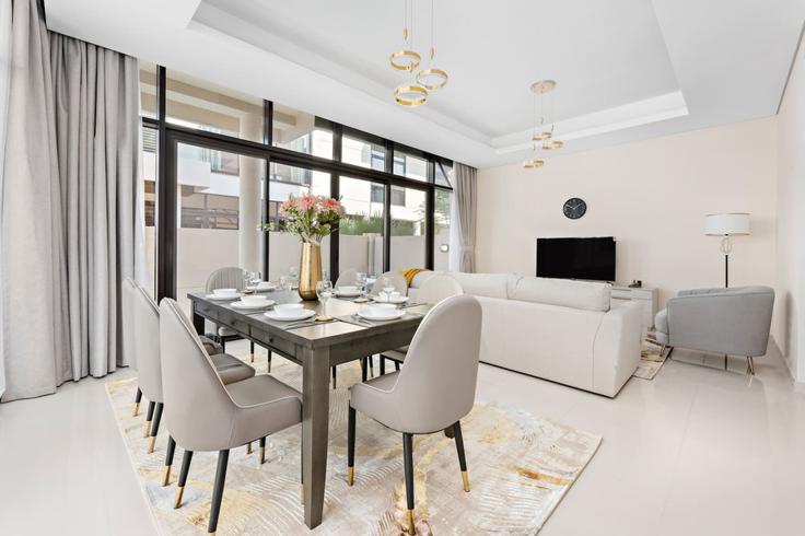 3 yatak odalı mobilyalı daire Tariaq Bedon Esm 1316967P , Al Hebiah Third, Dubai, fotoğraf 1