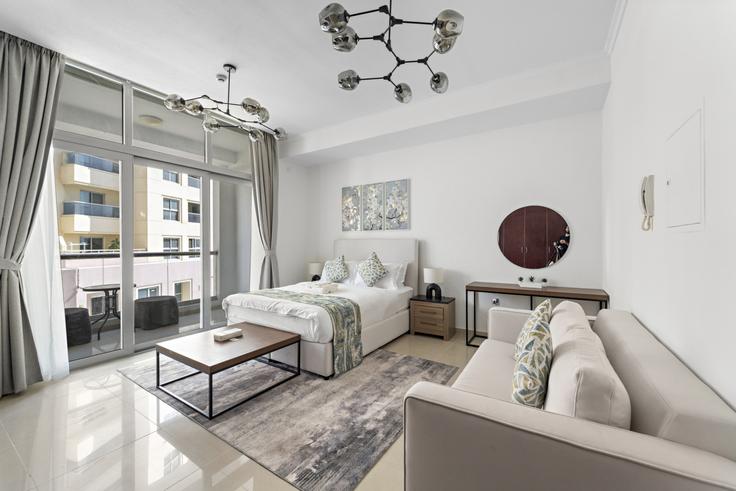 Möblierte Studio-Wohnung in Tariaq Bedon Esm 1316972P , Dubai Marina, Dubai, Foto 1