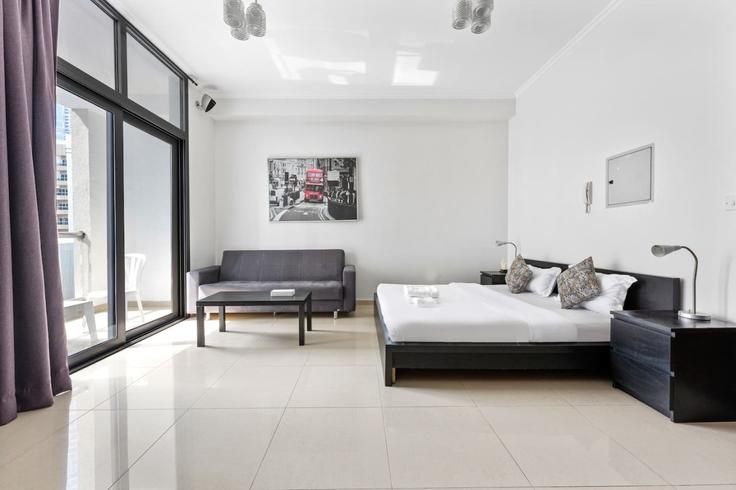 Studio amueblado en DEC Tower T2 1317118P , Dubai Marina, Dubai, foto 1