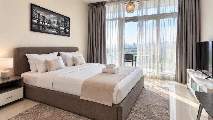 Apartamento estúdio mobiliado em Carson B 1317139P, Al Hebiah Third, Dubai, foto 1 Apartamento estúdio mobiliado em Carson B 1317139P, Al Hebiah Third, Dubai, foto 1