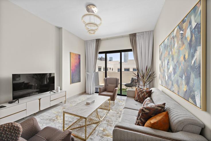 2 quarto mobiliado em apartamentos em Tariaq Bedon Esm 1317208P, Al Barsha South Fourth, Dubai, foto 1
