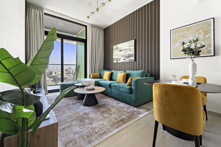 1 chambre appartement meublé à Kahraba North West 1317229P , Al Barsha South Fourth, Dubai, photo 1