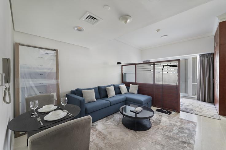 Studio amueblado en Tariaq Bedon Esm 1317245P , JLT, Dubai, foto 1