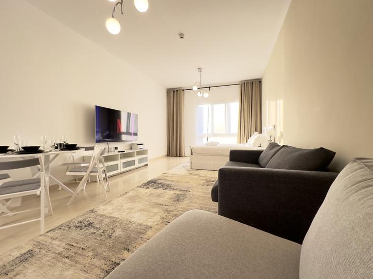 Studio meublé à Tariaq Bedon Esm 1317310P, Al Barsha South Fourth, Dubai, photo 1