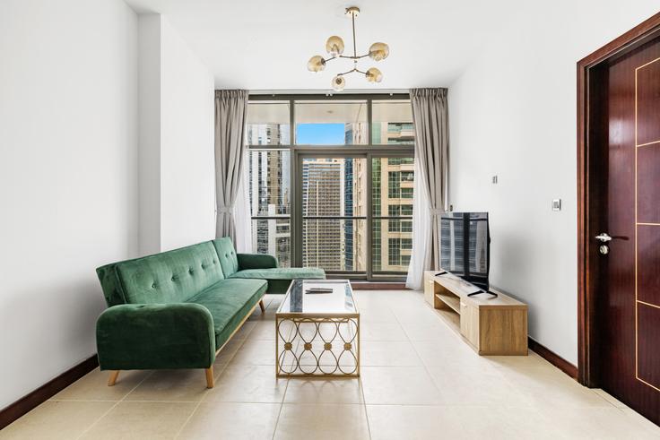 Building Cluster D - stonetree-vacation-homes - 1515777 adresindeki bir dairede modern mobilyalarla zarif bir şekilde tasarlanmış oturma odası Al Thanyah Fifth, Dubai