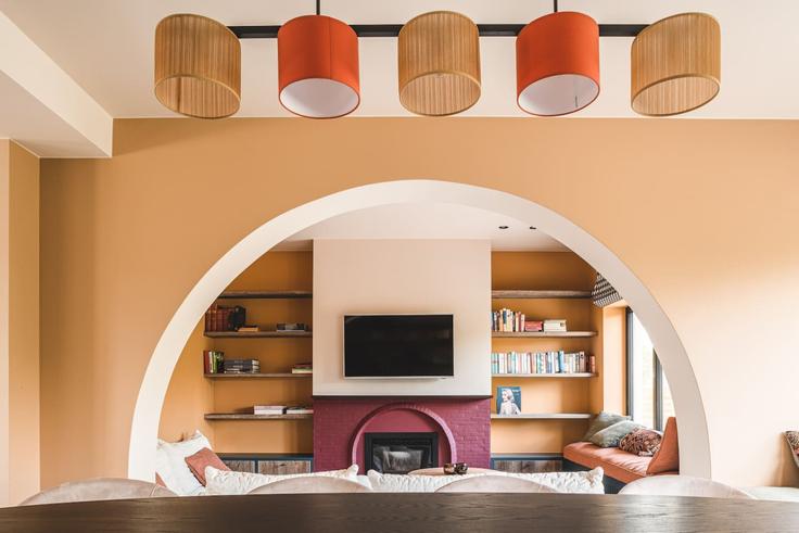 Building Zeebermlaan - studio-rippple - 1500402 adresindeki bir dairede modern mobilyalarla zarif bir şekilde tasarlanmış oturma odası Koksijde, Koksijde