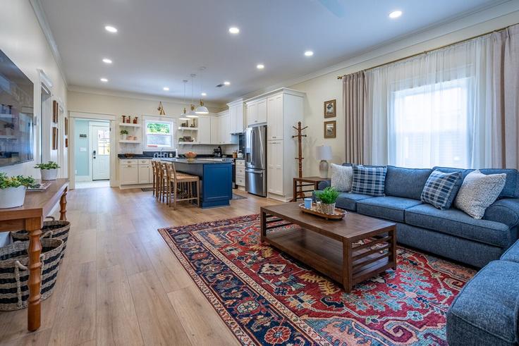 Cartersville CartersvilleのBuilding Wingfoot Trail - suite-stays-atlanta - 1542230のアパートメントにある、モダンな家具を備えたエレガントなデザインのリビングルーム Cartersville CartersvilleのBuilding Wingfoot Trail - suite-stays-atlanta - 1542230のアパートメントにある、モダンな家具を備えたエレガントなデザインのリビングルーム