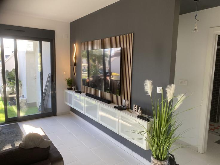 Orihuela, Orihuela에 위치한 Building Calle Madreperla - sunny-homes-rentals-sl - 1364292 아파트의 세련된 인테리어가 돋보이는 거실 Orihuela, Orihuela에 위치한 Building Calle Madreperla - sunny-homes-rentals-sl - 1364292 아파트의 세련된 인테리어가 돋보이는 거실