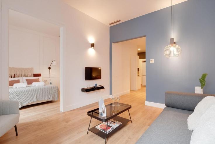 Building Carrer de Sepúlveda - sweett - 1053595 - BCN adresindeki bir dairede modern mobilyalarla zarif bir şekilde tasarlanmış oturma odası Eixample, Barcelona