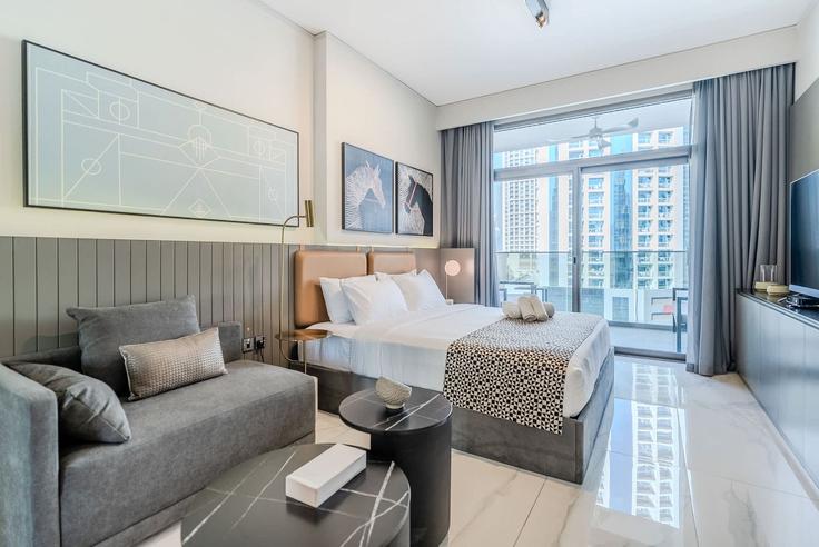 1 quarto mobiliado em apartamentos em Al Asayel Street 1363930P, Business Bay, Dubai, foto 1