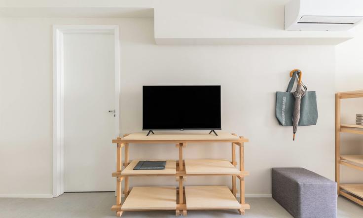 Salle de séjour élégante avec mobilier moderne dans un appartement à Building Rua Rego Freitas - tabas - 376816 - SAO à Vila Buarque, São Paulo