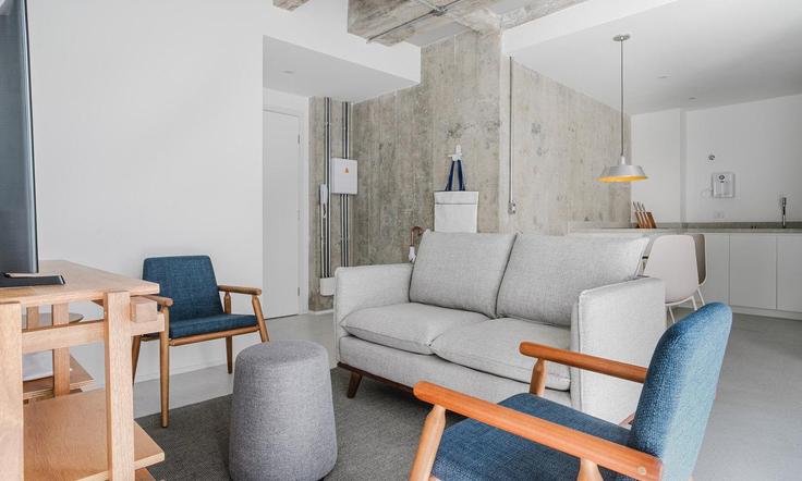 São Paulo Morro dos InglesesのBuilding Alameda Joaquim Eugênio de Lima - tabas - 1029354 - SAOのアパートメントにある、モダンな家具を備えたエレガントなデザインのリビングルーム