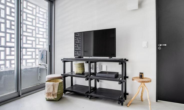 República, São Paulo에 위치한 Building Rua Araújo - tabas - 405443 - SAO 아파트의 세련된 인테리어가 돋보이는 거실 República, São Paulo에 위치한 Building Rua Araújo - tabas - 405443 - SAO 아파트의 세련된 인테리어가 돋보이는 거실