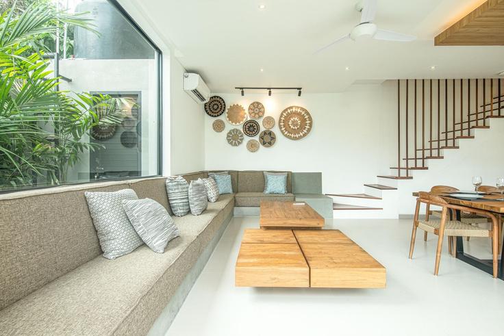 Badung Regency Kuta UtaraのBuilding Gang Daksina - tertata-jelas-mgmt - 1366519のアパートメントにある、モダンな家具を備えたエレガントなデザインのリビングルーム Badung Regency Kuta UtaraのBuilding Gang Daksina - tertata-jelas-mgmt - 1366519のアパートメントにある、モダンな家具を備えたエレガントなデザインのリビングルーム