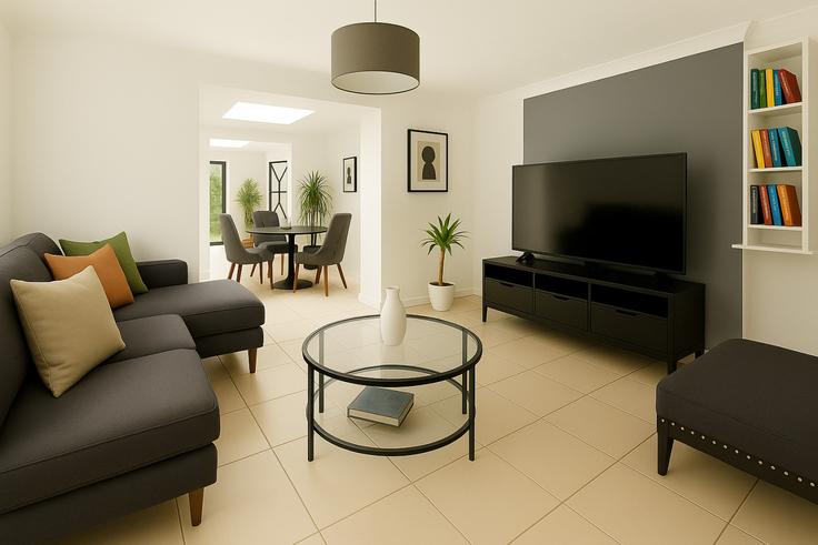 London Borough of Lambeth, London에 위치한 Building Clapham Road - the-flex - 1254160 - LON 아파트의 세련된 인테리어가 돋보이는 거실