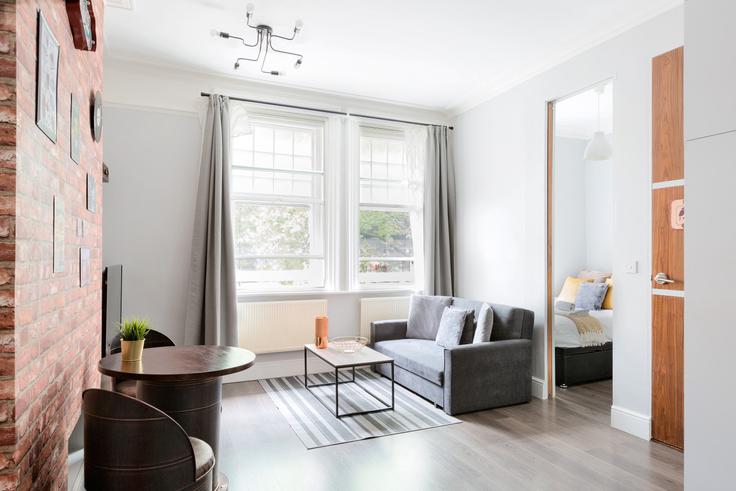 City of Westminster, London에 위치한 Building Vauxhall Bridge Road - the-flex - 1254203 - LON 아파트의 세련된 인테리어가 돋보이는 거실 City of Westminster, London에 위치한 Building Vauxhall Bridge Road - the-flex - 1254203 - LON 아파트의 세련된 인테리어가 돋보이는 거실